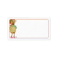 BLITZEN REINDEER Address Labels