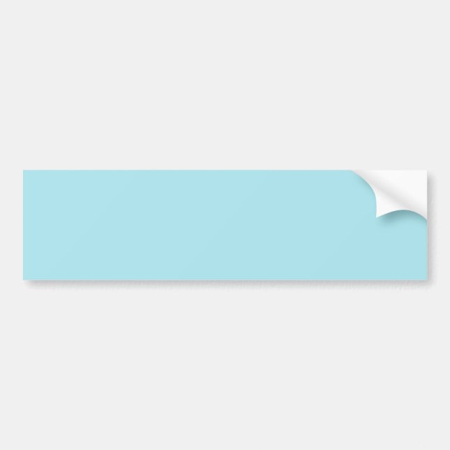 Blizzard Blue Background Bumper Sticker (Front)