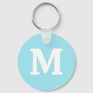 Blizzard Blue Solid Colour Keychain