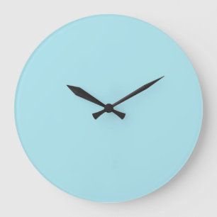 Blizzard Blue  (solid colour)   Large Clock