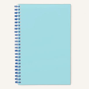 Blizzard Blue  (solid colour)   Notebook
