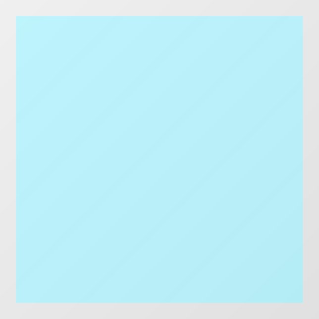 Blizzard Blue  (solid colour)   Window Cling (Sheet)