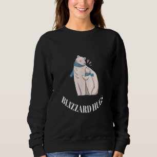 Blizzard Hugs Cute Polar Bear Family Designs Prese Sweatshirt