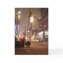 Blizzard in the City Blank Card