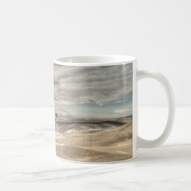 Blizzard on the Dunes Coffee Mug (Right)
