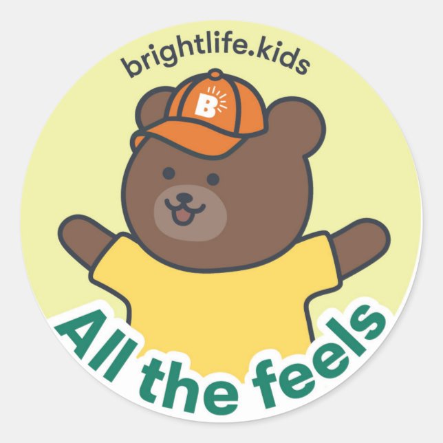 BLK Sticker - All the feels (Front)