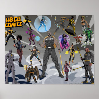 BLK Superhero's Poster
