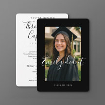 BLK & WHT 2026 | Invitation de remise de diplômes 