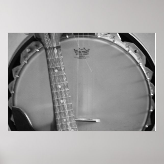 Blk & Wht Banjo poster (Front)