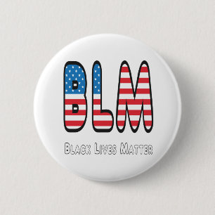 BLM Black Lives Matter 2 Inch Round Button