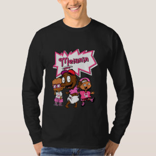 Blm Black Melanin Kids Sneaker Match 14 Shocking P T-Shirt