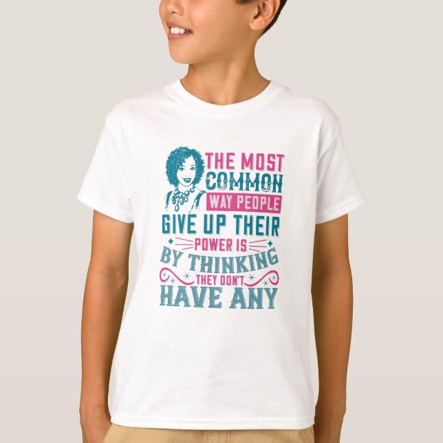 BLM - Don't give up power T-Shirt (Front)