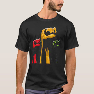BLM Fist Black History Month BLM Melanin Pride Pan T-Shirt
