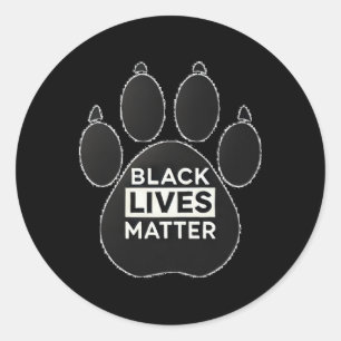 Blm Pawprint Stickermagnetpin Sticker