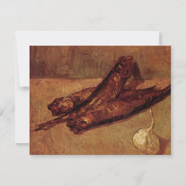 Bloateurs et ail par Vincent van Gogh Invitation (Devant)