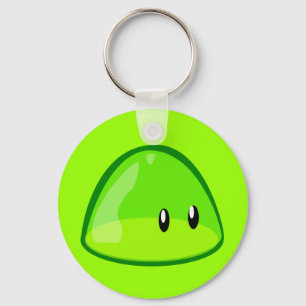 blob-161097 LIGHT GREEN CUTE CARTOON ALIEN blob, g Keychain
