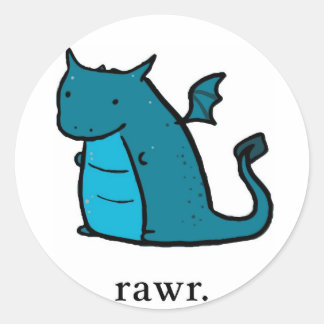 Blob Dragon Stickers