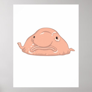 Blob Fish Funny Face Fish  Poster