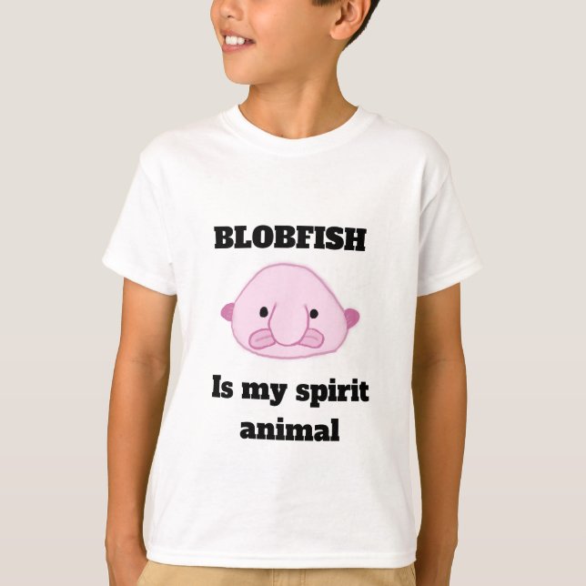 Blobfish est mon T-shirt d'animal d'esprit (Devant)