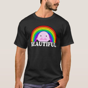 Blobfish Is Beautiful Blobfish Meme Rainbow T-Shirt