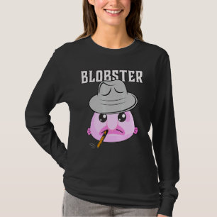 Blobfish Mobster Blobster Fish Fedora Hat And Ciga T-Shirt
