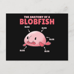 Blobfish Statement Anatomy Of Blobfish Postcard