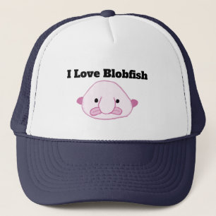 Blobfish Trucker Hat- I love blobfish Trucker Hat