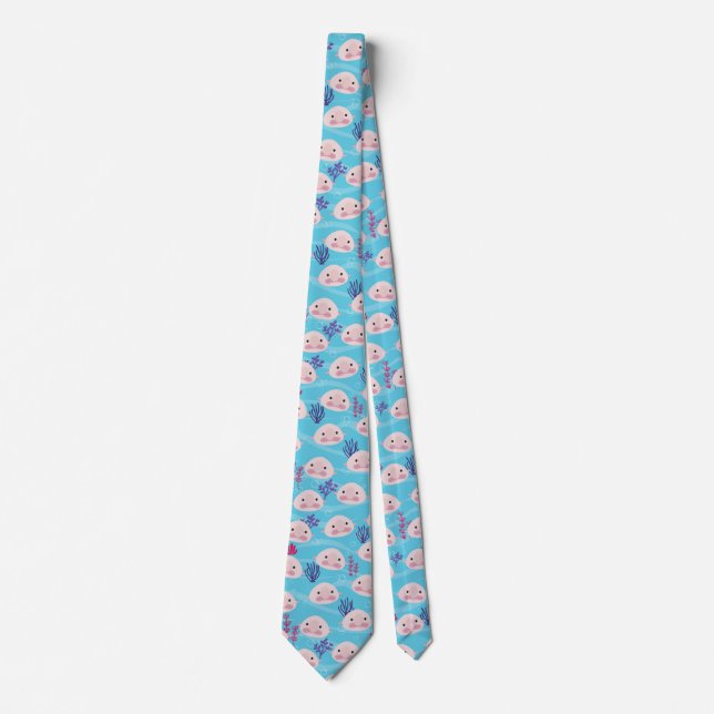 Blobfish ugly fish tie (Front)