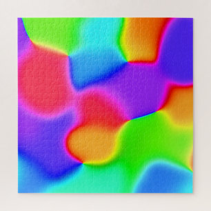 Blobs Arc-en-ciel lumineux Jigsaw Puzzle