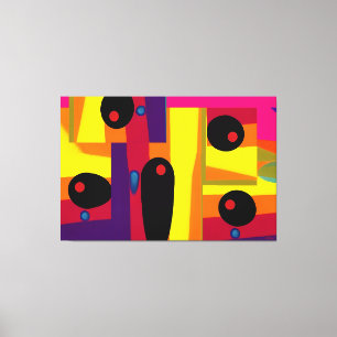 Blobula Ken Gage Abstract Surrealism Canvas Print