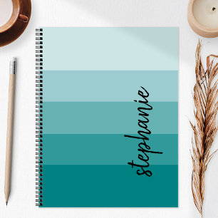 Bloc de couleur de signature personnalisé sarcelle