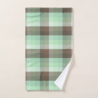 Bloc de couleur menthe chocolat plaid rayures 