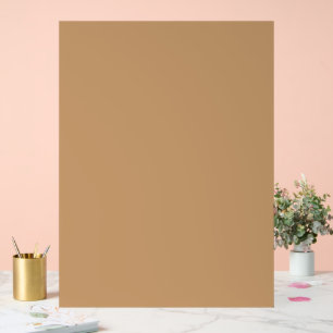Bloc de couleur pêche et bronzée Conception de m