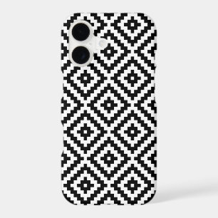 Bloc de motif aztèque Ptn noir et blanc I