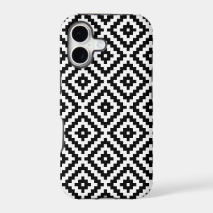 Bloc de motif aztèque Ptn noir et blanc I