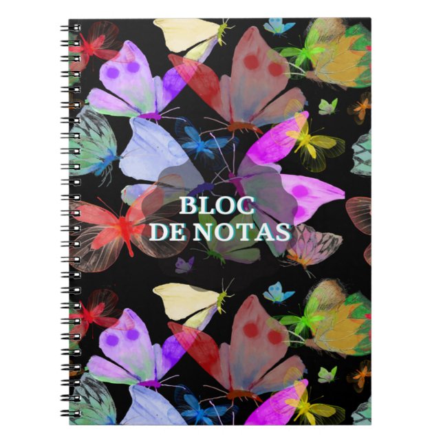 Bloc de notas mariposas notebook (Front)