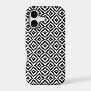 Bloc de symbole aztèque Répéter le motif BWI Case-
