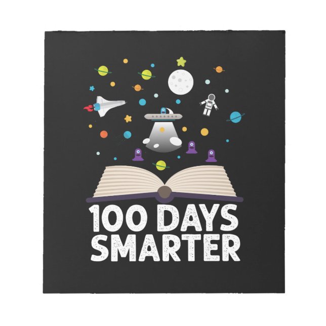 Bloc-note 100e Jour De L'École 100 Jours Livres Smartres Esp (Devant)