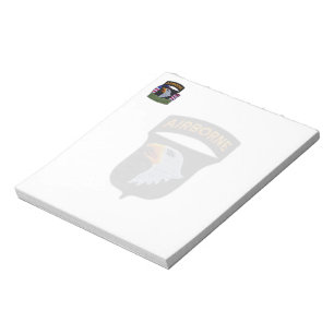 Bloc-note 101e division aéroportée vétérans de guerre vétéra