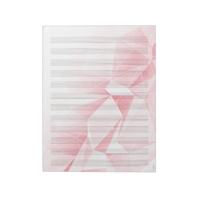 Bloc-note 12 Étoiles Feuille de musique blanche Papier noir  (Tourné)