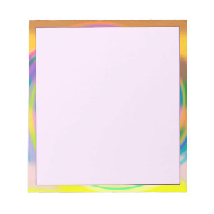 Bloc-note 5,5" x 6" bloc - notes - remous multicolore