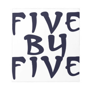 Bloc-note 5 x 5