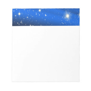 BLOC-NOTE 880294 ROYAL BLUE STARS ESPACE UNIVERS ARRIÈRE - 