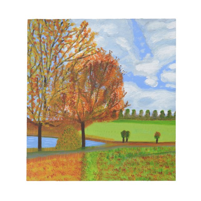 Bloc-note À Autumn Walk (Devant)