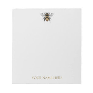 Bloc-note Abeille Royale Personnalisée Moderne Tendance