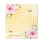 Abeilles jaunes Cute rose fleurons tropicaux