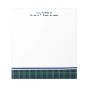 Bloc-note Abercrombie Tartan