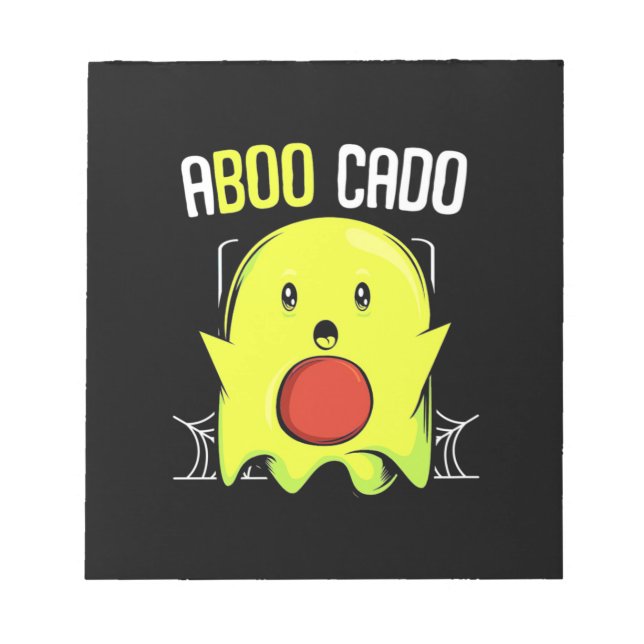 Bloc-note Aboocado Avocado Halloween (Devant)