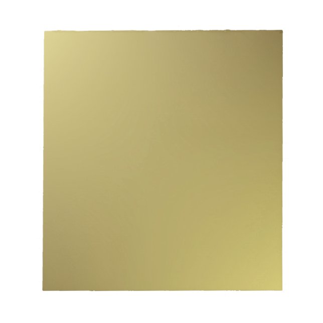 Bloc-note Accents de déco maison or doux (Devant)