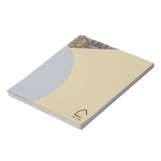 Bloc-note Accents de logo ou code QR abstrait simple moderne